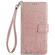 iPhone 16e / 17e Tree & Deer Embossed Leather Phone Case - Rose Gold