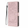iPhone 16e / 17e Tree Cat Embossed Flip Vegan Leather Phone Case - Rose Gold