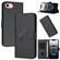 iPhone 16e / 17e Triangle Pattern Buckle Clasp Leather Phone Case - Black