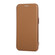 iPhone 16e / 17e Ultra-thin Rotation Holder Magnetic Plating Vegan Leather Phone Case - Brown