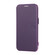 iPhone 16e / 17e Ultra-thin Rotation Holder Magnetic Plating Vegan Leather Phone Case - Purple