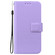 iPhone 16e / 17e Ultra-thin Voltage Magnetic Buckle Leather Phone Case - Purple