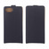 iPhone 16e / 17e Vertical Flip Leather Phone Case with Card Slot - Black