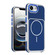 iPhone 16e / 17e Vibrant Dual-color TPU + Acrylic Magnetic Phone Case - Blue