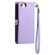 iPhone 16e / 17e Wallet Multi-card Slot Leather Phone Case with Lanyard - Purple