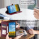 iPhone 16e / 17e Wallet Multi-card Slot Leather Phone Case with Lanyard - Wine Red