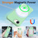 iPhone 16e / 17e Wave Texture MagSafe Magnetic Liquid Silicone Phone Case - Green