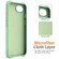iPhone 16e / 17e Wave Texture MagSafe Magnetic Liquid Silicone Phone Case - Green