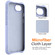 iPhone 16e / 17e Wave Texture MagSafe Magnetic Liquid Silicone Phone Case - Purple