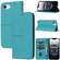 iPhone 16e / 17e Woven Texture Stitching Magnetic Leather Phone Case - Blue