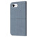 iPhone 16e / 17e Woven Texture Stitching Magnetic Leather Phone Case - Grey