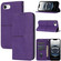 iPhone 16e / 17e Woven Texture Stitching Magnetic Leather Phone Case - Purple