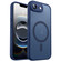 iPhone 16e / 17e XDcase Skin Feel Magnetic Frosted Phone Case with Lens Film - Midnight Blue