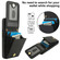 iPhone 16e / 17e YM015 Crossbody Rhombic Card Bag RFID Phone Case - Black