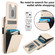 iPhone 16e / 17e YM015 Crossbody Rhombic Card Bag RFID Phone Case - White