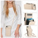 iPhone 16e / 17e YM015 Crossbody Rhombic Card Bag RFID Phone Case - White