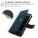 iPhone 16e / 17e YM016 Rhombic Zipper Card Wallet Leather Phone Case with Lanyard - Black