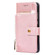 iPhone 16e / 17e Zipper Bag Leather Phone Case - Rose Gold