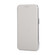 iPhone 16e / 17e Ultra-thin Magnetic Plating Vegan Leather Phone Case - Grayish White