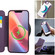 iPhone 16e / 17e Ultra-thin Magnetic Plating Vegan Leather Phone Case - Purple
