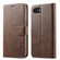 LC.IMEEKE Calf Texture Horizontal Flip Leather Case iPhone 16e / 17e - Brown