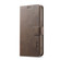 LC.IMEEKE Calf Texture Horizontal Flip Leather Case iPhone 16e / 17e - Brown