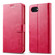 LC.IMEEKE Calf Texture Horizontal Flip Leather Case iPhone 16e / 17e - Red