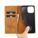 iPhone 14 Pro Max LC.IMEEKE Strong Magnetic Leather Phone Case with Holder & Card Slots & Wallet  - Brown