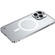 iPhone 14 Pro Max MagSafe Magnetic Metal Frame Frosted Phone Case  - Silver