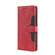 iPhone 14 Pro Max Skin Feel Magnetic Buckle Leather Phone Case  - Red