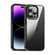 iPhone 14 Pro Max iPAKY MG Series Transparent PC Phone Case - Transparent Black