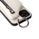 iPhone 14 Pro Max Detachable Zippered Coin Purse Phone Case with Lanyard - White