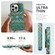 iPhone 14 Pro Max Textile Texture Matte Ultra-thin Phone Case - Forest Green