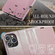 iPhone 14 Pro Max CaseMe 003 Crazy Horse Texture Leather Phone Case - Rose Gold