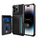 iPhone 14 Pro Max Magnetic Wallet Card Bag Leather Phone Case  - Black