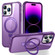 iPhone 14 Pro Max MagSafe Magnetic Holder Phone Case - Purple