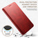 iPhone 14 Pro Max Calf Texture Horizontal Flip Leather Phone Case  - Red