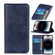 iPhone 14 Pro Max Magnetic Crazy Horse Texture Horizontal Flip Leather Phone Case  - Blue