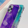 iPhone 14 Pro Max Marble Dual-side Laminating Magsafe Phone Case - Pink Green