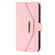 iPhone 14 Pro Max Cross Texture Lanyard Leather Phone Case - Pink