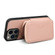 iPhone 14 Pro Max Zipper Card Slot Phone Case - Pink