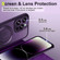 iPhone 14 Pro Max 3 in 1 Skin Feel MagSafe Holder Phone Case - Purple