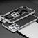 iPhone 14 Pro Max Electroplated Glossy Stainless Steel Phone Case - Silver