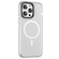 iPhone 14 Pro Max Skin Feel Semi-transparent Frosted MagSafe Magnetic Phone Case - White