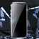 iPhone 14 Pro Max Anti-peeping Magnetic Tempered Glass Phone Case  - Silver