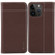 iPhone 14 Pro Max GEBEI Top-grain Horizontal Flip Leather Phone Case - Brown