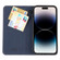 iPhone 14 Pro Max GEBEI Top-grain Horizontal Flip Leather Phone Case - Blue
