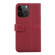 iPhone 14 Pro Max GEBEI Top-grain Horizontal Flip Leather Phone Case - Wine Red
