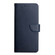 iPhone 14 Pro Max Genuine Leather Fingerprint-proof Horizontal Flip Phone Case  - Blue
