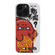 iPhone 14 Pro Max D Monster IMD Double-layer Pattern TPU Phone Case - White